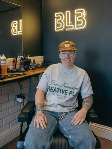 Black Lotus Barbers founder, Amy Wright